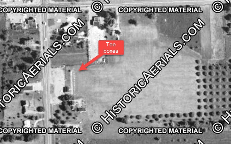 Rochester Hills Driving Range - 1964 Aerial (newer photo)